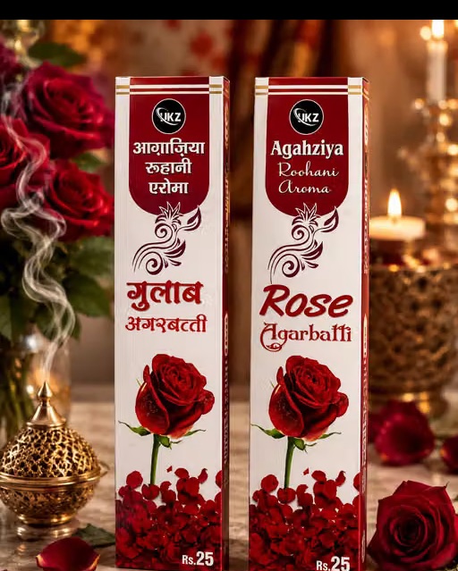 Agahziya Roohani Aroma — Agarbatti — Rose